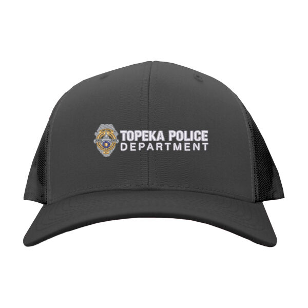 Police 6 Panel Trucker Hat Thumbnail